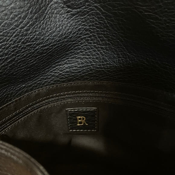 Banana Republic Factory Black Textured Shoulder Bag - Picture 4 of 5